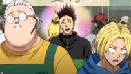 Heisuke and Piisuke, along with Sakamoto and Shin (Image Source: TMS Entertainment)